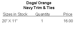 Dogs Orange