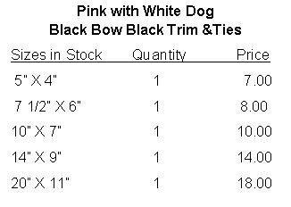 Pink White Dog